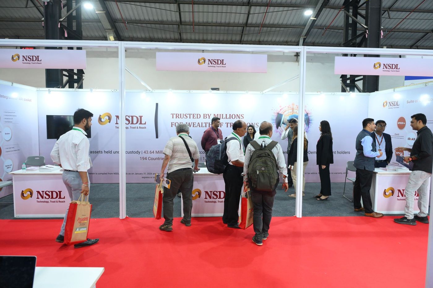 NSDL Exhibition Stall — Team Creations